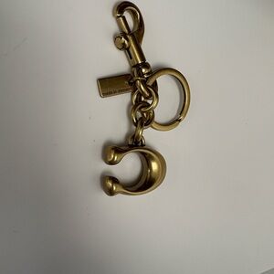 Coach Brass Keychain and Ring